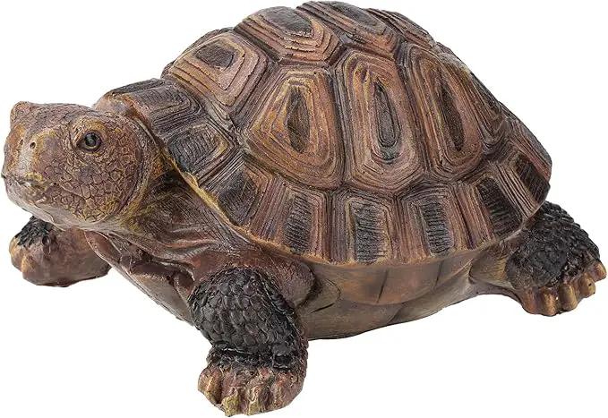 Turtle Statue, Resin Garden Sculpture Indoor/Outdoor Yard Lawn Ornament,Home Decor (Medium) by GreenHaven Gardens