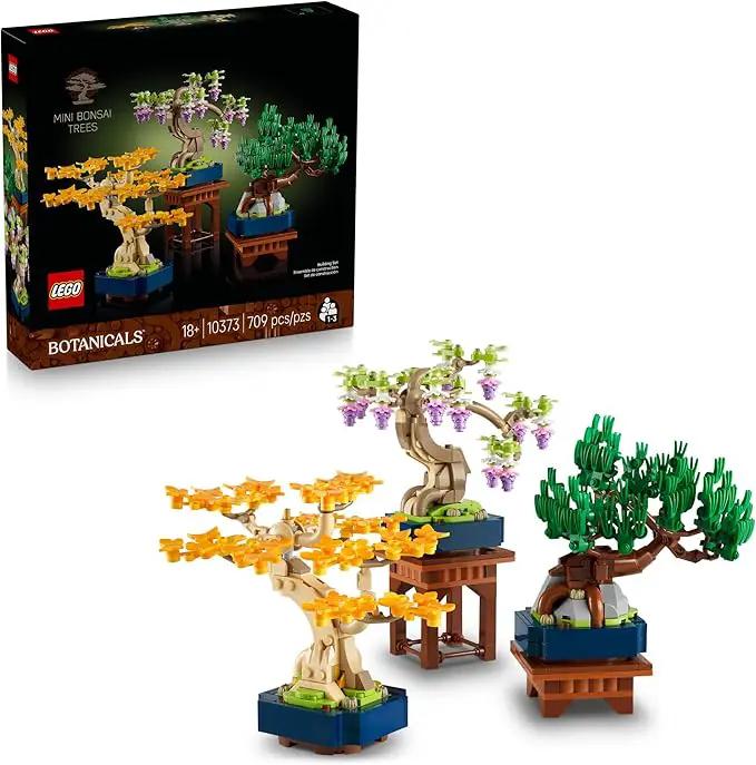 LEGO Botanicals Mini Bonsai Trees Building Set - Artificial Bonsai Tree Building Blocks for Adults, 18+ - DIY Home and Office Decor for Men and Women - Gift for Adults - 10373 by GreenHaven Gardens