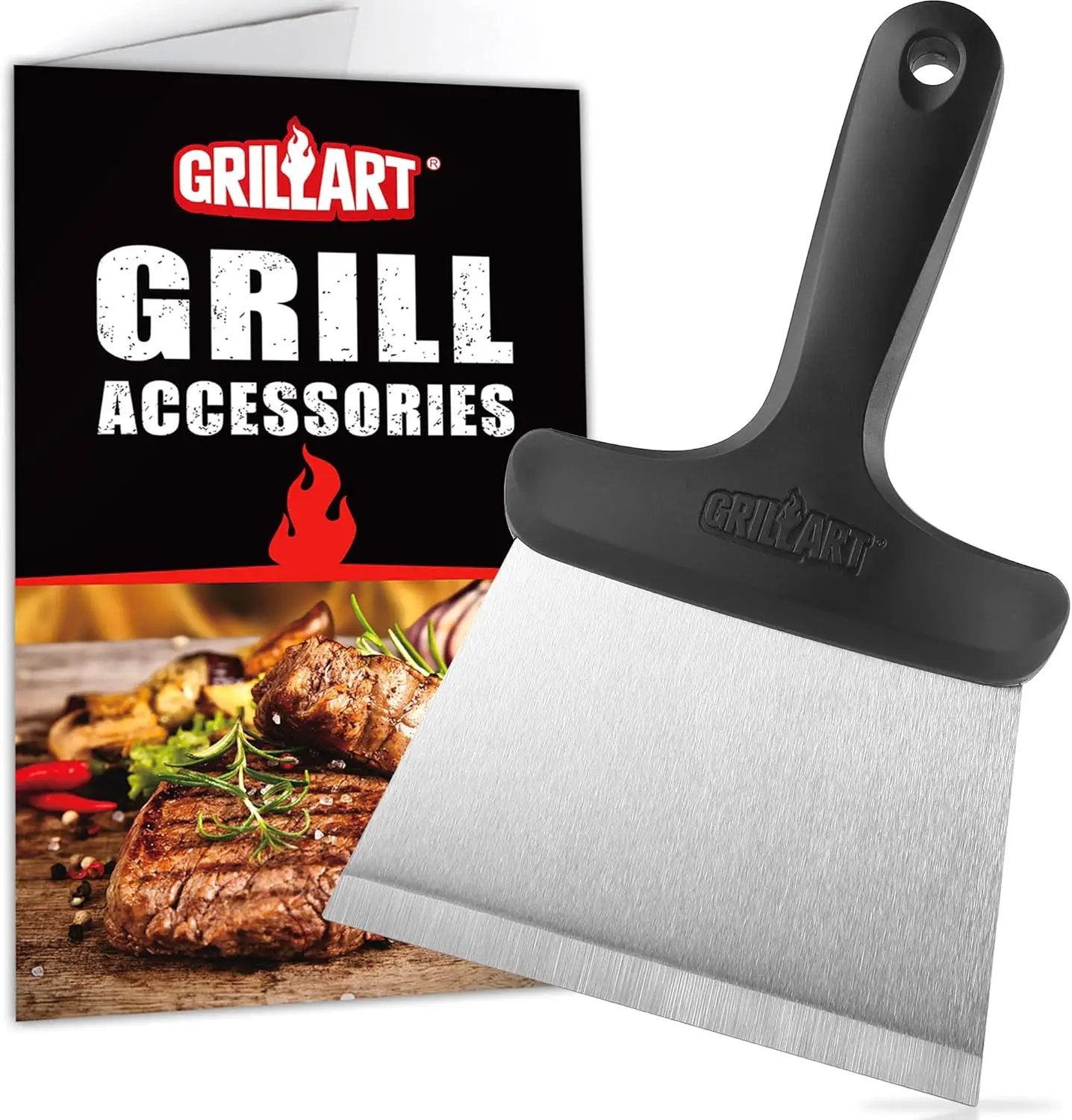 GRILLART Grill Scraper Griddle Cleaning Kit for Blackstone, Flat Top Grill Cleaning Kit (Griddle Scraper Only) by GreenHaven Gardens