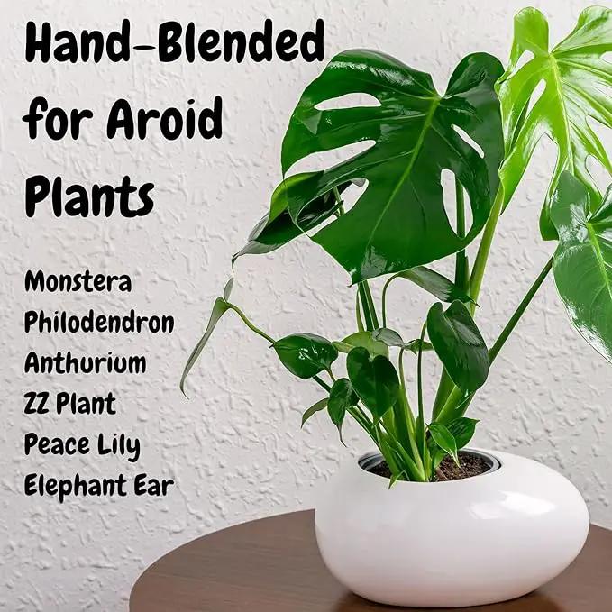 Aroid Plant Potting Soil Mix (8 Quarts), for Pothos Devil's Ivy, ZZ Plant, Chinese Evergreen, Dumb Cane, Philodendron, Syngonium, Alocasia, Colocasia Etc. by GreenHaven Gardens