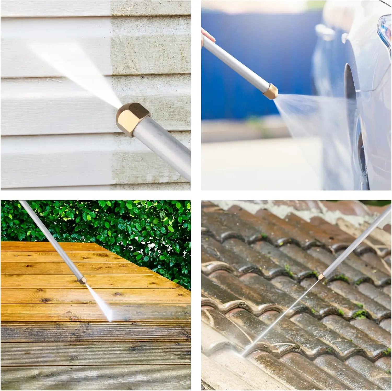 High-Pressure Water Jet Wand – Versatile Power Sprayer for Outdoor Cleaning, Car Wash, Pet Rinse & Window Care by GreenHaven Gardens
