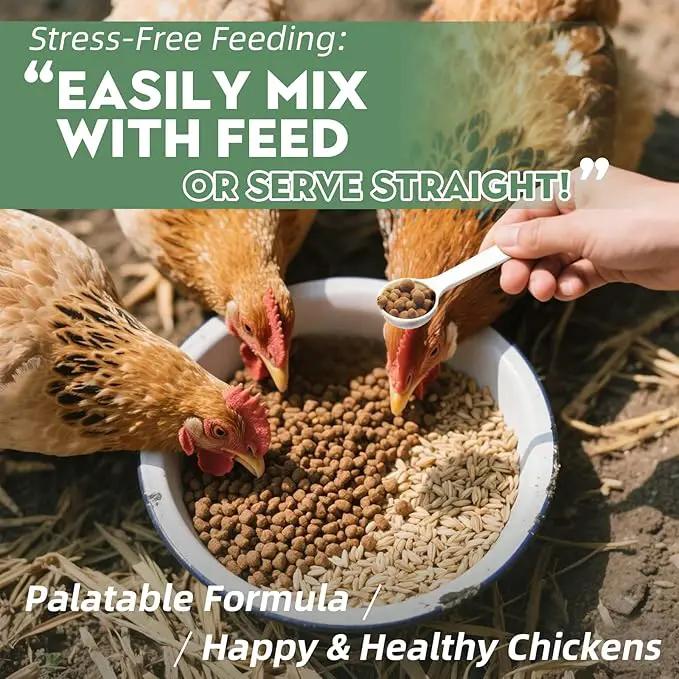 Chicken Dewormer Powder, All-Natural Health Formula, 1LB Pouch,Safe for Eggs, Effective for All Ages & Sizes, Chicken Wormer, Poultry Medicine Supplies (1, Pounds) by GreenHaven Gardens