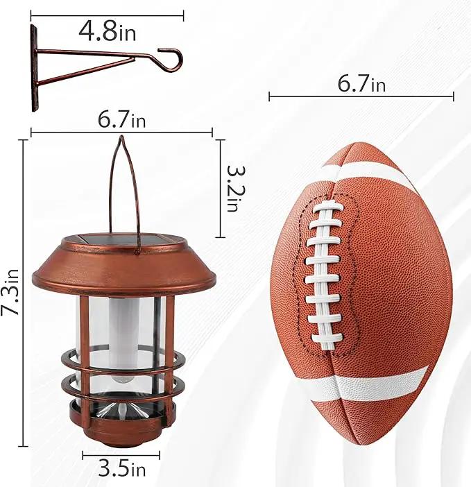Otdair Solar Wall Lantern Outdoor, Flickering Flames Sconce Lights, Hanging Solar Lamps Wall Mount for Front Porch, Patio and Yard, 2 Pack, Bronze by GreenHaven Gardens