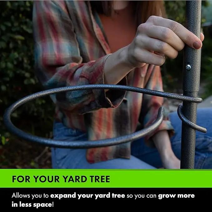 Yard Butler Yard Tree Supplies - Beautiful Home Decor for Garden, Lawn, or Indoors - Perfect for Hanging Plants, Bird Feeders, Laterns, or Wind Chimes, Tree Ring by GreenHaven Gardens