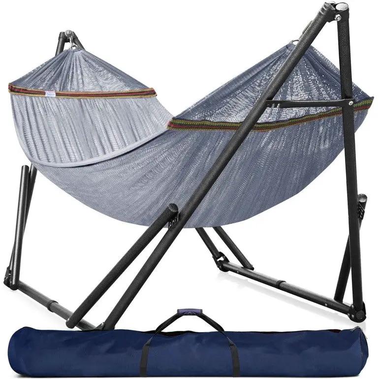 Tranquillo Universal Hammock with Medium Size Stands for Ultimate Relaxation - Ideal Universal Hammock Stands - Medium Size by Megsu