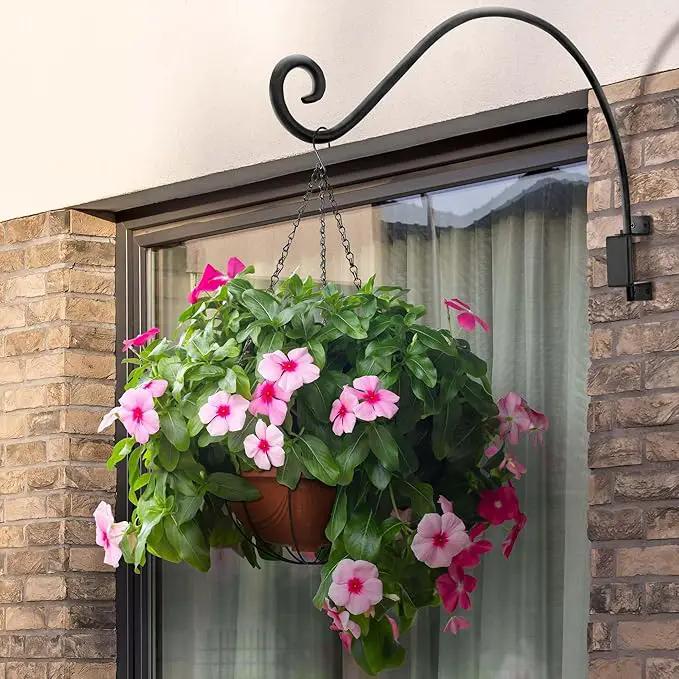 AJART Bird Feeder Hanger for Outside:22-inch Swivel Hanging Plant Hangers Bracket Outdoor for Garden Patio Yard Tree Wall Mount - Hummingbird Feeder Hooks by GreenHaven Gardens