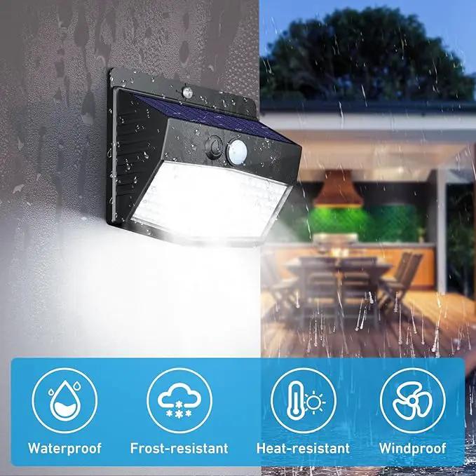 [ 16 Packs] Solar Motion Sensor Lights Outdoor, Solar Fence Lights with 3 Lighting Modes, Solar Powered Security Lights Waterproof for Outside Yard Wall Garden Backyard Deck Step Garage by GreenHaven Gardens