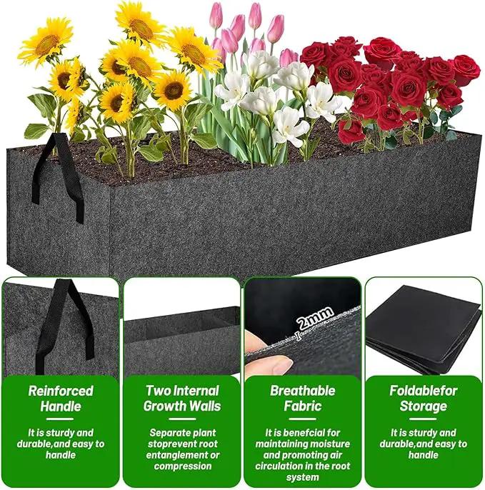 Cucumber Trellis for Garden, 45 x 53 Inches A Frame Outdoor Greenhouse Trellis with 46 Gallon Fabric Raised Bed, Climbing Net and Plant Support Clips for Climbing Plants by GreenHaven Gardens