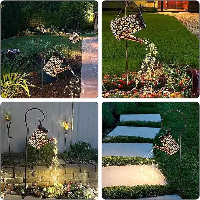 2 Pack Solar Watering Can with Lights,Solar Outdoor Garden Decor Waterproof Hanging Lantern Landscape Lights Outside Decorations for Yard Lawn Patio Gardening Gifts. by GreenHaven Gardens