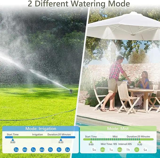 Diivoo Smart Water Timer 3 Zone, WiFi Sprinkler Hose Timer Compatible with Alexa and Google, Remote Control Irrigation Timer, Automatic Manual Watering, Rain Delay, for Garden, Lawns and Yards by GreenHaven Gardens
