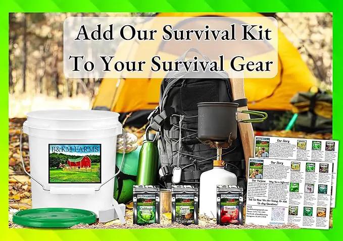 100 Seed Packets, 50 Varieties: Ultimate Seed Vault for Home Food Security & Abundant Gardens by B&KM Farms by GreenHaven Gardens