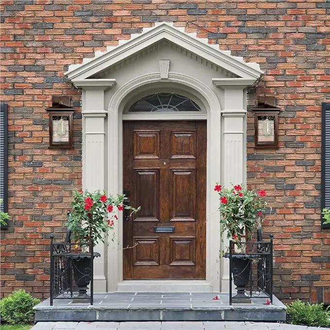 Dusk to Dawn Outdoor Wall Lantern, Exterior Wall Sconce Fixture with Tempered Clear Seeded Glass, Oil Rubbed Bronze (ORB) Finish for Outdoors (Medium Wall Mount - 2 Pack) by GreenHaven Gardens