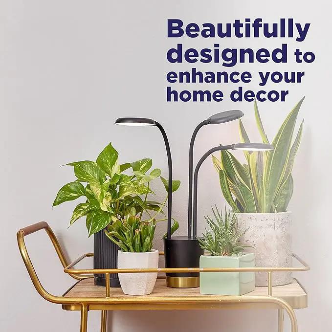AeroGarden Trio Grow Light for Indoor Plants, Grow Live Plants Anywhere in The Home, Adjustable Light Modes, Black by GreenHaven Gardens