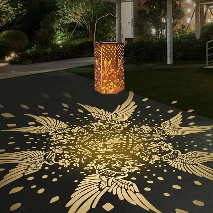 Hummingbird Solar Lanterns Outdoor Waterproof - Birthday Gifts for Women, Men, Mom, Mothers Day Gifts, Solar Lights Outdoor Hanging Garden Decor for Outside, Patio, Outdoor, Yard, Lawn, Balcony by GreenHaven Gardens