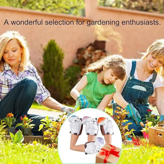 4-Pack Self-Watering Terracotta Spikes for Plants, Automatic Plant Watering Stakes, Keeps Plants Hydrated While You're Away, Ideal for Indoor & Outdoor Use (Hedgehog with Umbrella Design) by GreenHaven Gardens