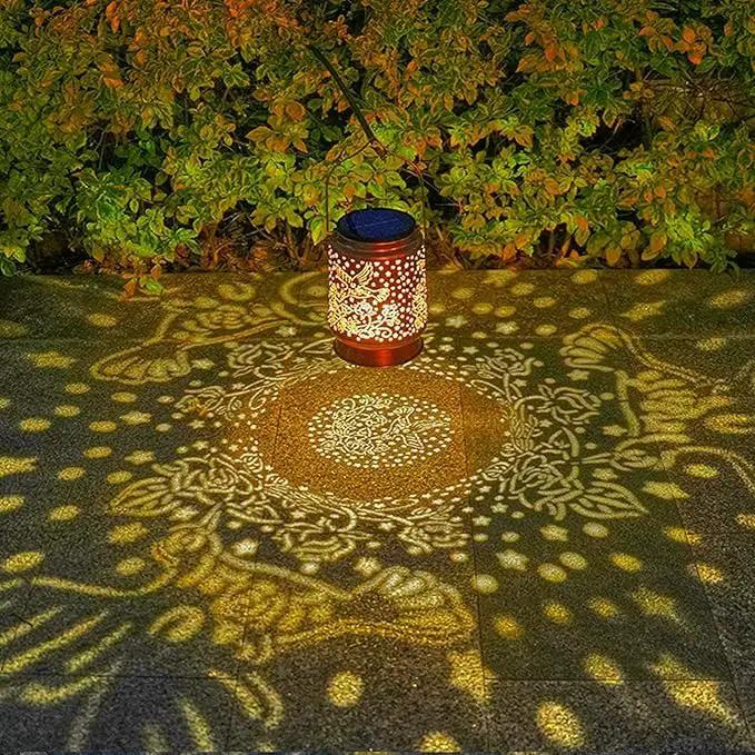 Hummingbird Solar Lanterns Outdoor Waterproof Large Metal Hanging Lantern with 2000mAh Battery, Solar-Powered Garden Lights Decor for Yard, Patio, Backyard - Birthday Gift for Women, Mom, Grandma by GreenHaven Gardens