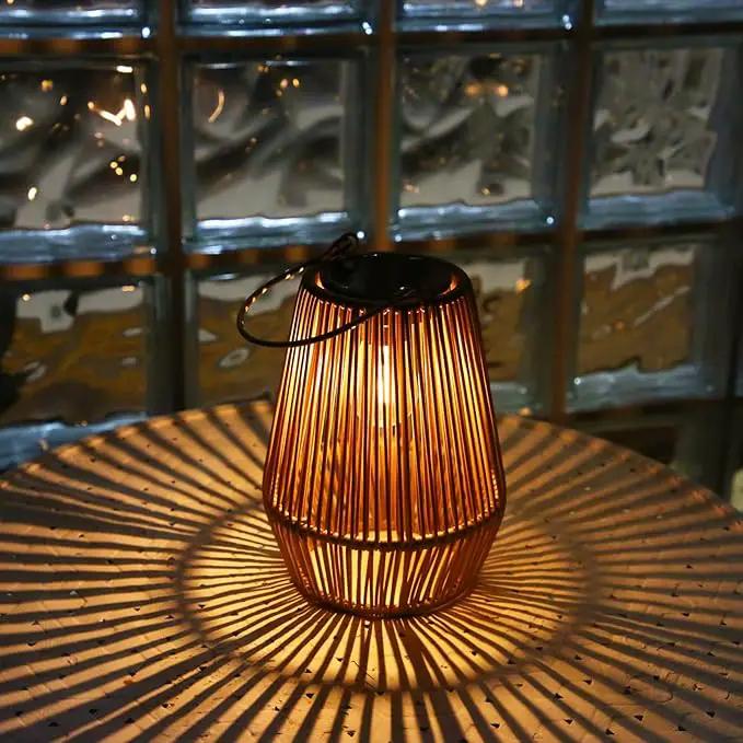 Solar Lanterns Outdoor, KagoLing Solar Hanging Lantern Lights Decorative Christmas Light for Garden Patio Courtyard Lawn, HANDLAN-01 by GreenHaven Gardens