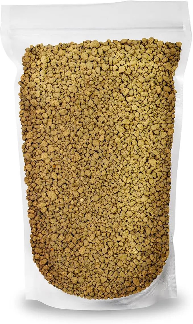 Japanese Hyuga Pumice - Premium Additive for Orchid & Bonsai Tree Soil |Professional Imported Sifted and Ready to Use (5 Quart Bag) by GreenHaven Gardens