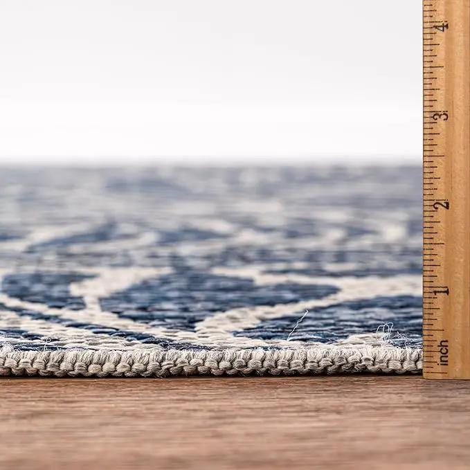 Keen Home Design Terrace Outdoor Area Rug - 6x9 Washable Indoor/Outdoor Rug for Patio, Kitchen, Balcony, Beach, Garden, Deck and Porch, Size: 6'x8'10" by GreenHaven Gardens