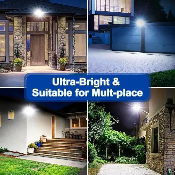 Solar Lights Outdoor,IP66 Waterproof Solar Street Lights with Motion Sensor & Remote,6500K Dusk to Dawn Street Lamps for Parking Lot/Yard/Garden by GreenHaven Gardens