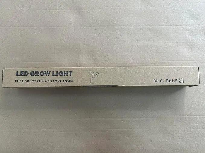 Wiaxulay Grow Lights for Indoor Plants Full Spectrum, 120 LEDs Plant Grow Light Strips with Auto ON/Off Timer 6/12/16Hrs, 5 Brightness, 3 Switch Modes Growing Lamps for Seed Starting, Succulent,2 Bars by GreenHaven Gardens