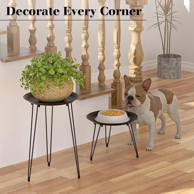 SUEH DESIGN Plant Stand Indoor, Metal Plant Stand Round Plant Table Heavy Duty Plant Stool Tall Flower Pot for Indoor Outdoor Home Decor, 1 Pack Tall by GreenHaven Gardens