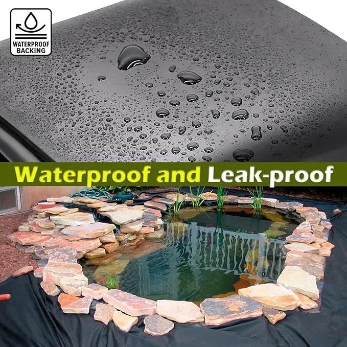 7 x 10 FT Pond Liner, 20 Mil Pond Liners for Outdoor Ponds, HDPE Pond Liner Easy Cutting Puncture Resistant, Pond Liners for Water Garden Fountain Waterfall, Koi Fish Aquaculture Pond by GreenHaven Gardens