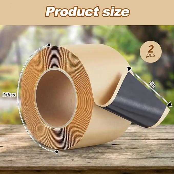 2 Pcs Pond Liner Seam Tape 3" x 25' Self Adhesive Double Sided Butyl Pond Seam Tape Liner Repair Tape Butyl Adhesive Sealer for EPDM Pond Liner Patch Cover Pond Garden by GreenHaven Gardens
