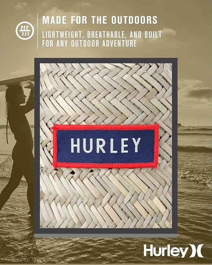 Hurley Men's Straw Hat - Bayside Lifeguard Straw Sun Hat by GreenHaven Gardens