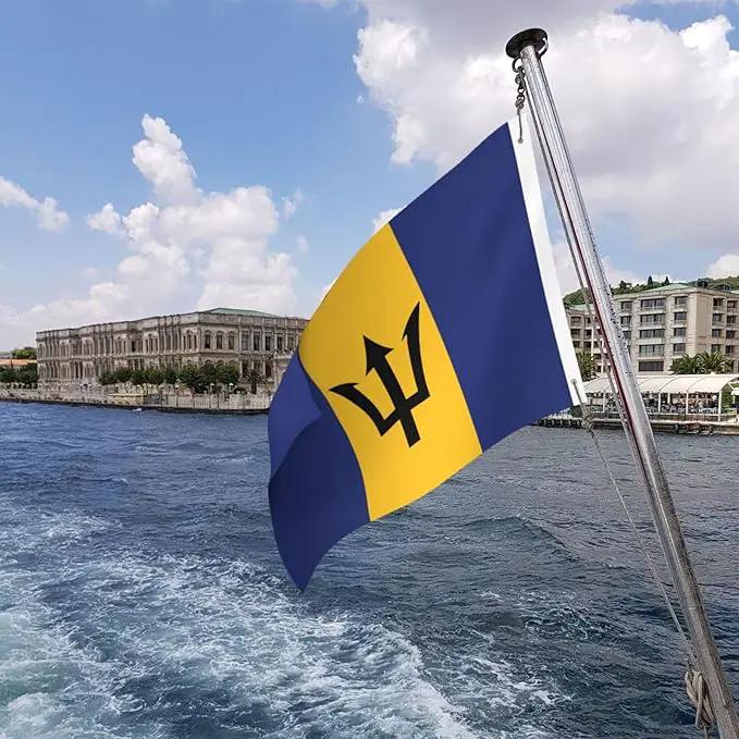 Barbados Barbadian Flag Garden Yard House 2x3 ft Flags Double Sided Print Banner Indoor Outdoor Party Home Decorations for Boat Dorm House Balcony by GreenHaven Gardens