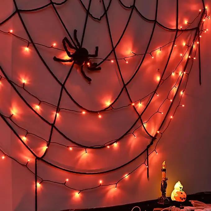 300 LED Halloween Lights, 118FT Waterproof Halloween String Lights, Orange Halloween Lights Outdoor with 8 Lighting Modes for Halloween Outdoor Party Yard Garden Decoration by GreenHaven Gardens