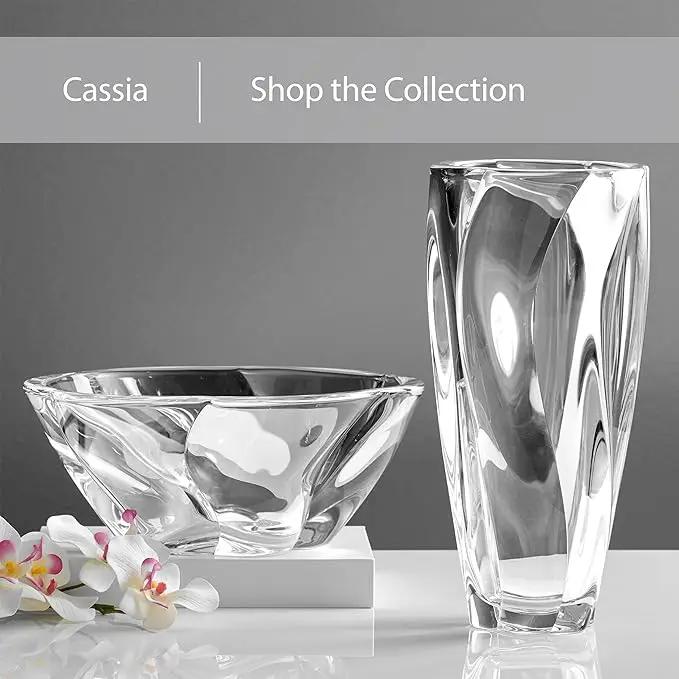 Mikasa Cassia Crystal Glass Vase, 12 Inch by GreenHaven Gardens