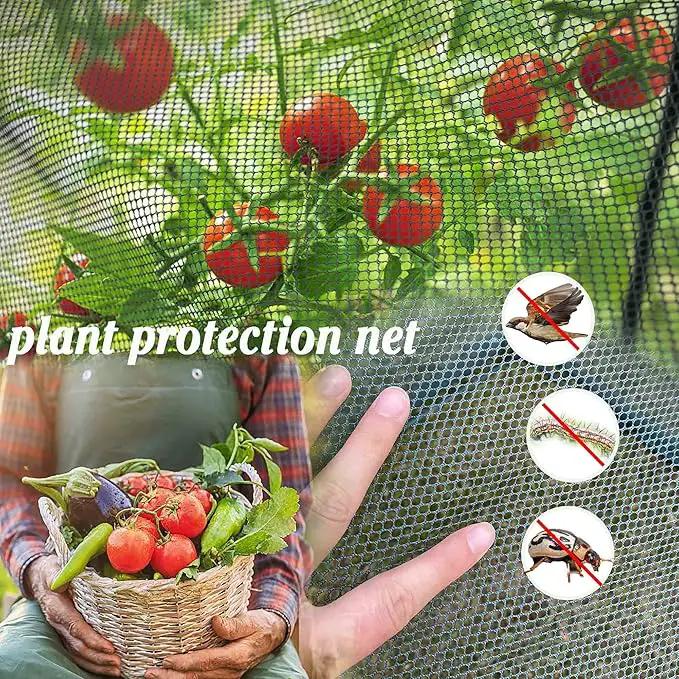 Poray Large Tunnel 8.2'x4' Plant Netting Cover, 6FT Tall Crop Cage Tomato Netting,Pest Guard Cover for Vegetables &Fruits,Durable Gardening Net for Plant and Animal by GreenHaven Gardens
