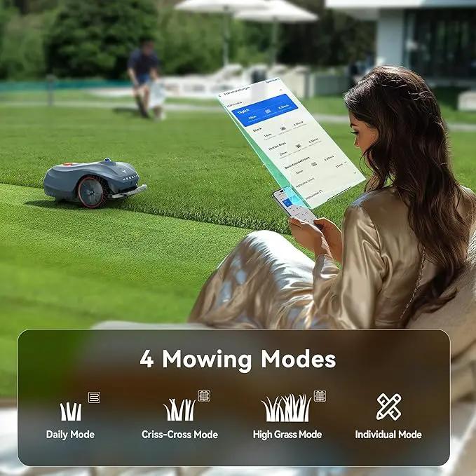 Neomow X SE Robot Lawn Mower Perimeter Wire Free for 0.75 Acre 3D LiDAR SLAM+Vision Mapping Robotic Lawnmower with 4G, No RTK Station Required, AI Accurate Obstacle Avoidance, App Control, Anti-Theft by GreenHaven Gardens
