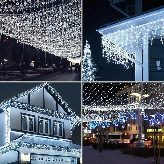 Solar String Lights Outdoor, 2 Pack 200 Led Solar Fairy Lights for Outside Waterproof 145ft Cool White Solar Lights 8 Lighting Mode Solar String Lights for Outside,Garden,Courtyards,Trees by GreenHaven Gardens