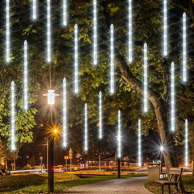 Dazzle Bright Meteor Shower Rain Lights (288 LED, White) by GreenHaven Gardens