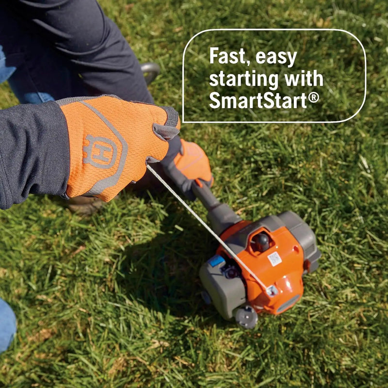 Husqvarna 122L Gas String Trimmer, 22-cc, 2-Cycle, 17-Inch Straight-Shaft Gas Weed Eater with Lightweight Design and T25 Trimmer Head by GreenHaven Gardens