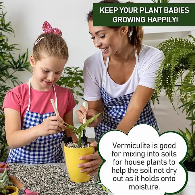 10QT Horticultural Vermiculite Bulk, Organic Vermiculite for Plants, Course Grade Vermiculite for Gardening, for houseplants, for Mushrooms, to Maintain Soil Moisture and Plant Growth(5-8mm) by GreenHaven Gardens