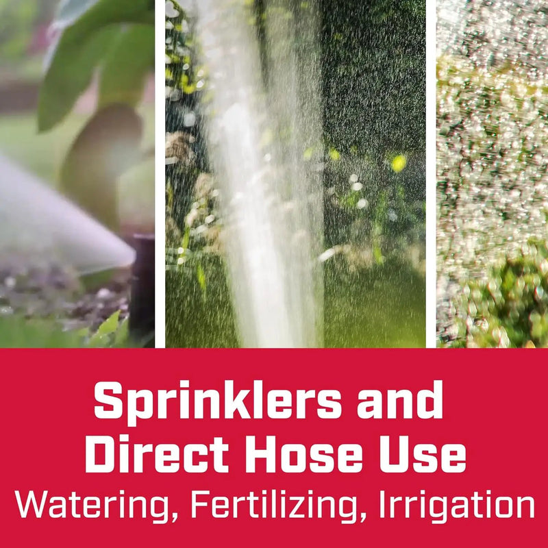 Chapin 4720 2-Gallon HydroFeed in-Line Fertilizing Injection System for Sprinklers and Direct Hose Use, 1-Pack, Translucent White by GreenHaven Gardens