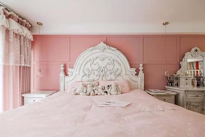 Dimoon 78.7''x17.7'' Pink Peel and Stick Wallpaper Contact Paper Modern Self Adhesive Wall Paper Removable Renter Friendly Textured Solid Color Shelf Cabinet Vinyl Roll (78.7''x17.7'',Rose Pink) by GreenHaven Gardens