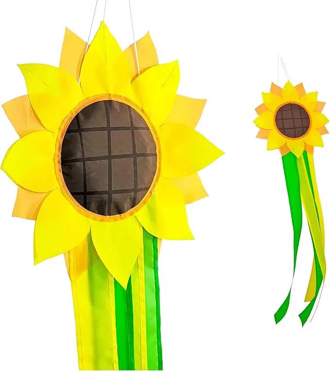 Madrona Brands Sunflower Windsock | Durable Outdoor Hanging Decoration | Yard, Garden, Patio, Home and More | 42-Inch by GreenHaven Gardens