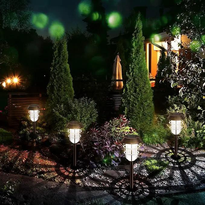 KOOPER Solar Pathway Lights Outdoor, Solar Lights Outdoor, 6 Pack Metal IP65 Waterproof Bright LED Solar Lights for Walkway Garden Yard Patio Decoration, White Light by GreenHaven Gardens