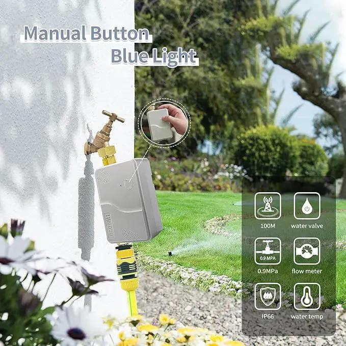 ECOWITT Smart Watering Timer Kit GW1208, Includes WFC01 Sprinkler Timer and GW1200 IoT Gateway, 915 MHz by GreenHaven Gardens