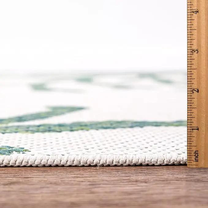 Keen Home Design Terrace Outdoor Throw Rug - 3x5 Washable Indoor/Outdoor Rug for Patio, Kitchen, Balcony, Beach, Garden, Deck and Porch, Size: 3'x5' by GreenHaven Gardens
