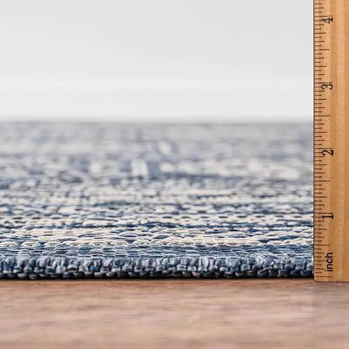 Keen Home Design Terrace Outdoor Area Rug - 5x8 Washable Indoor/Outdoor Rug for Patio, Kitchen, Balcony, Beach, Garden, Deck and Porch, Size: 5'3"x7'7" by GreenHaven Gardens