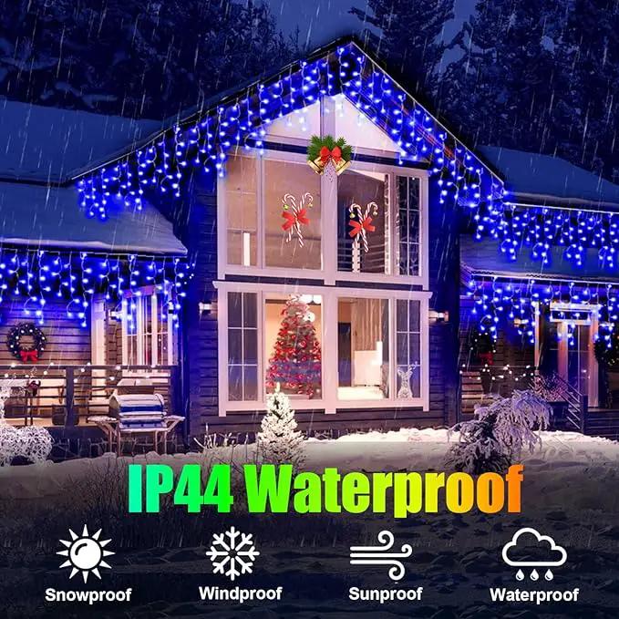 98FT 900LED F8 Upgraded Christmas Lights Decorations - 8 Modes Waterproof Outdoor Fairy String Lights With Memory and Timer - Plug-in for Holiday, Party, Wedding, Home, Roof by GreenHaven Gardens