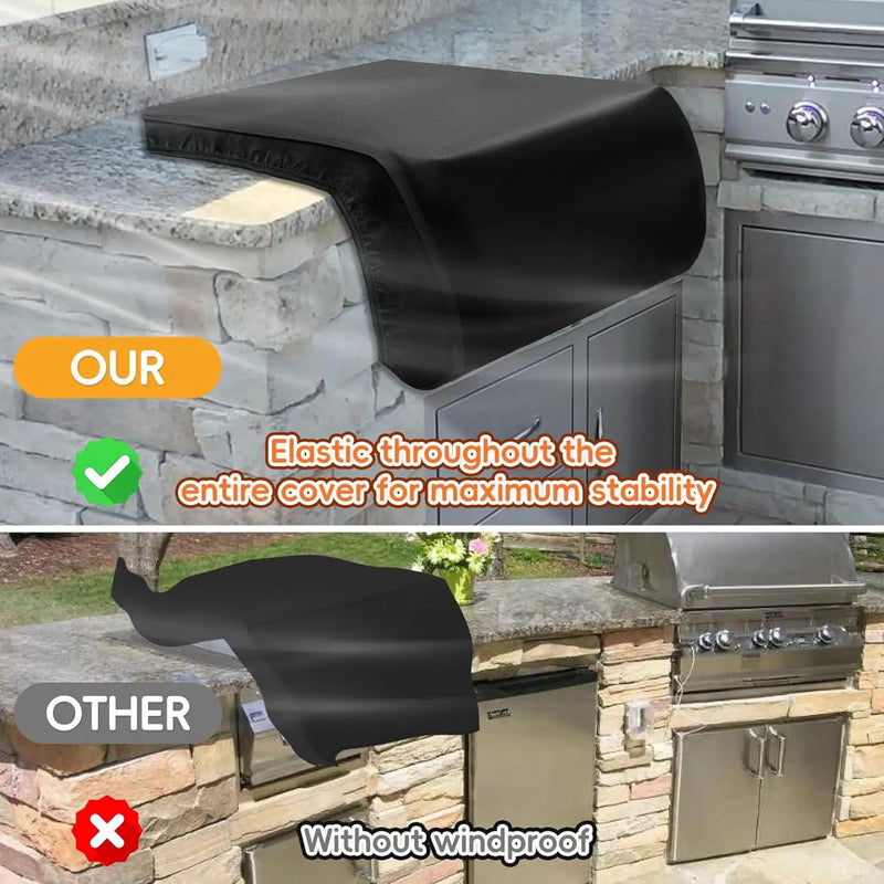 Cover for Blaze Premium LTE 30-Inch Built-in Gas Griddles, Heavy Duty Water-Resistant Cover for Blaze GRDBICV, Outdoor Kitchen Island BBQ Grill Top Cover by GreenHaven Gardens