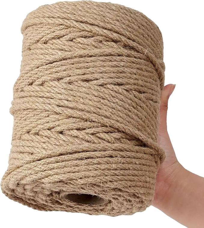 Natural Jute Twine,656 Feet 1/4 inch Hemp Twine Rope for Gift Wrapping Craft Plant Garden Christmas Handmade Arts Decoration Packing String Home Decor by GreenHaven Gardens