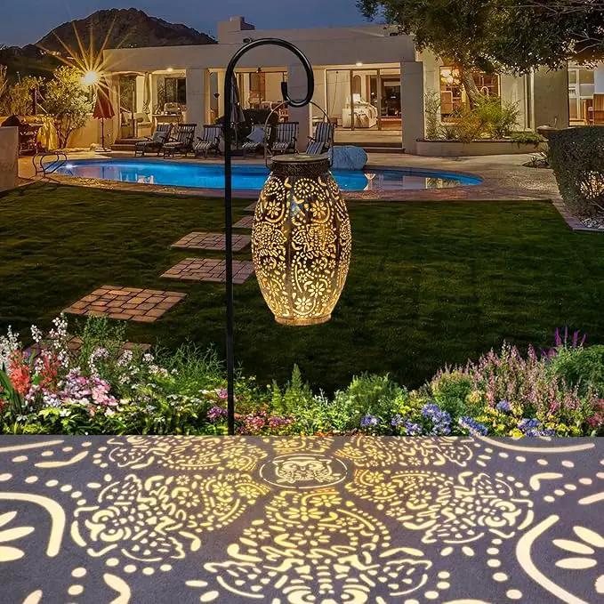 2Pack Owl Solar Outdoor Lanterns Waterproof, Large Decorative Garden Solar Lights for Table, Patio, Yard, Lawn Ornaments, Birthday Mothers' Day Gifts for Mom Dad ( Antique Bronze) by GreenHaven Gardens