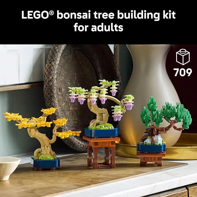 LEGO Botanicals Mini Bonsai Trees Building Set - Artificial Bonsai Tree Building Blocks for Adults, 18+ - DIY Home and Office Decor for Men and Women - Gift for Adults - 10373 by GreenHaven Gardens